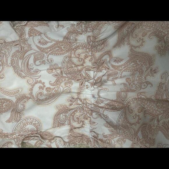 Janie & Jack red/pink/white paisley flutter sleeve cotton summer dress Size 3 - Picture 4 of 9